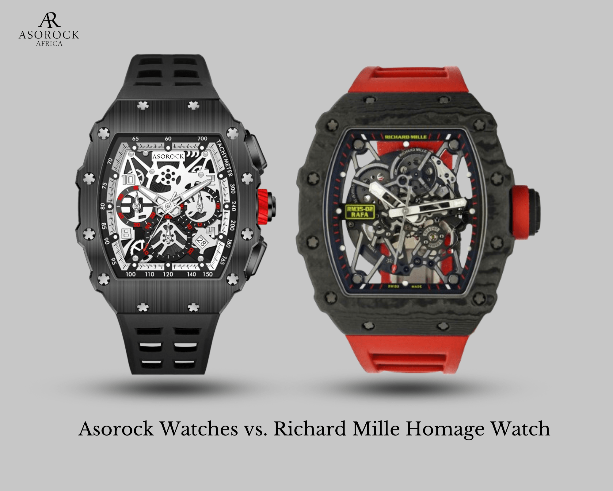 Asorock Watches vs. Richard Mille Homage Watch A Comparative