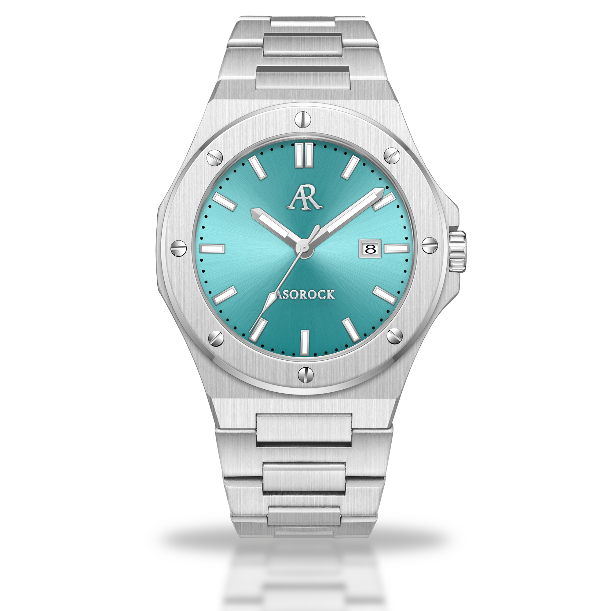 Silver/Blue turquoise dial Mansa– ASOROCK WATCHES