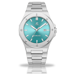 Silver/Blue turquoise dial Mansa