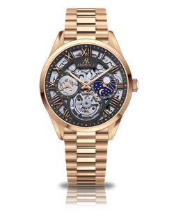 Rosegold/Black Villa tourbillion